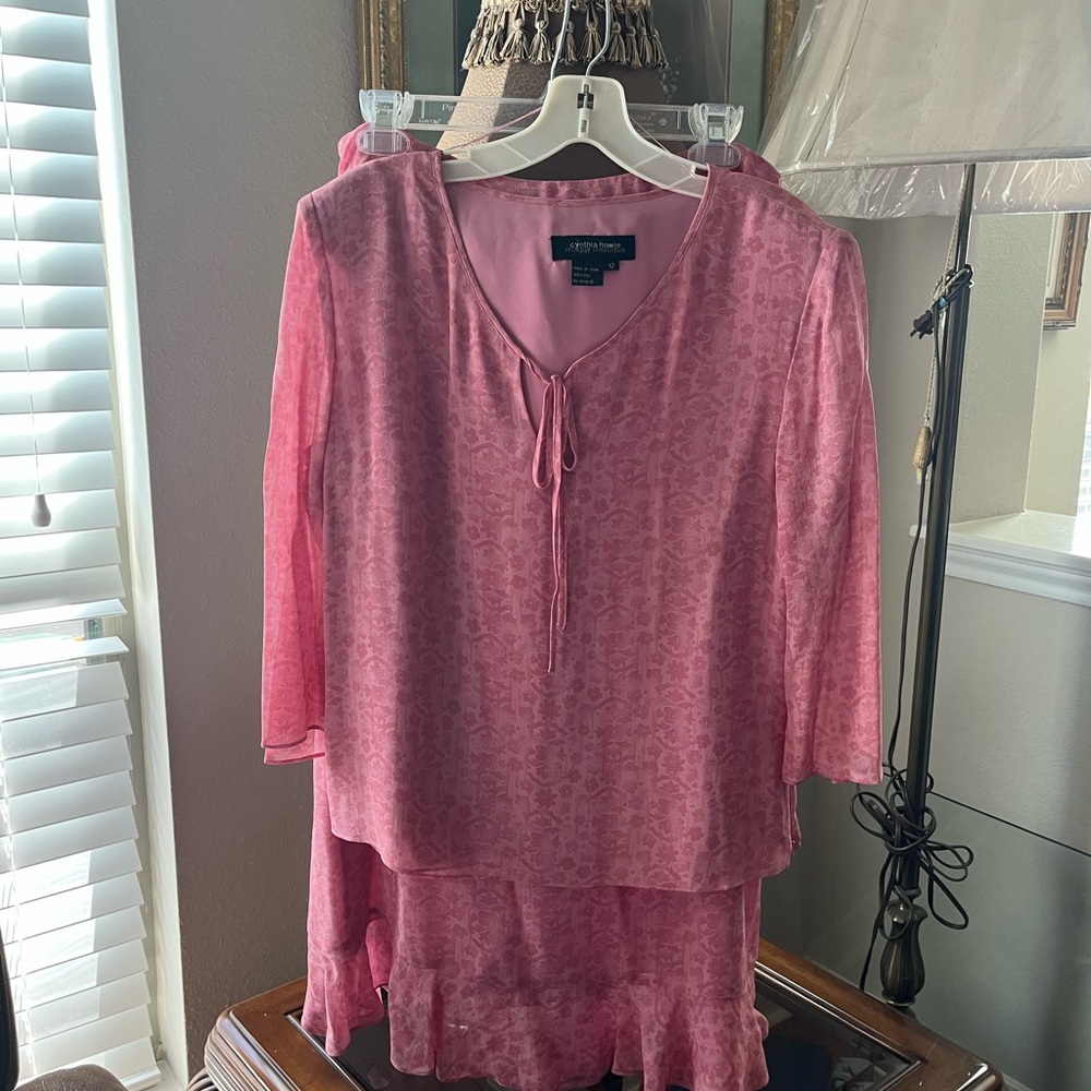 Cynthia Howie Maggie Boutique Pink with Delicate Soft floral Design